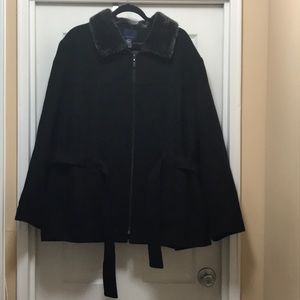 Plus size dress coat